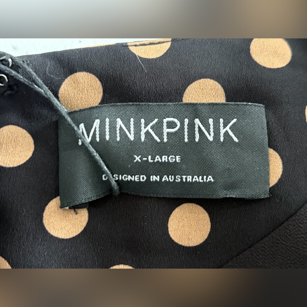 NWT MINKPINK Aya Ruched Mini Dress - Picture 10 of 12
